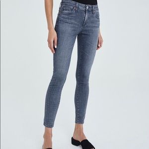 Legging Ankle Grey light plaid ombre